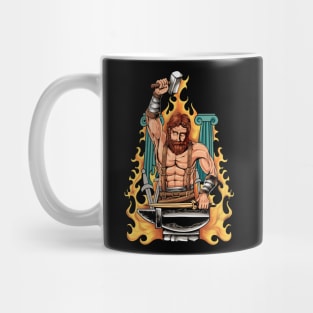 God of Greek mythology - Hephaistos Mug